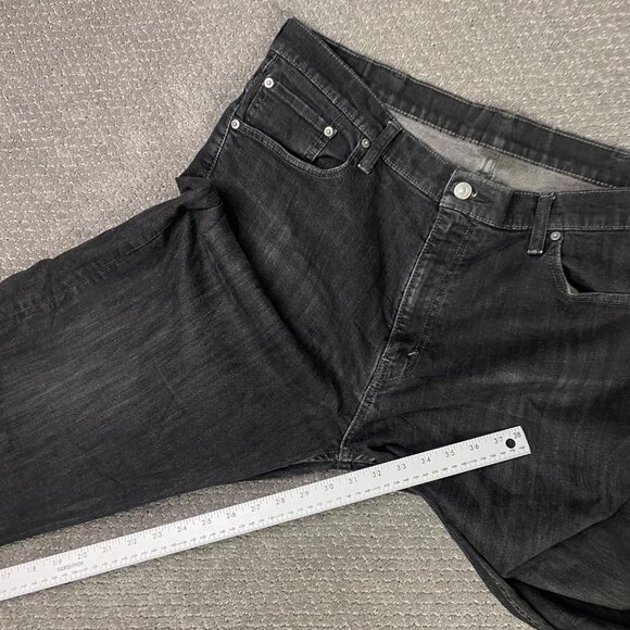 Levi's 569 Jeans Men's 40 x 32 Measures 41 x 30.5  Black Stretch - Picture 13 of 14